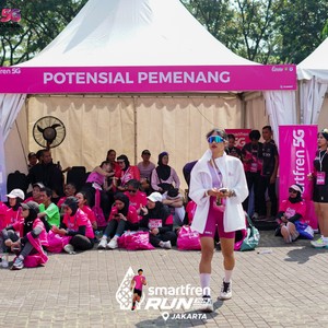 Race photo from SMARTFREN RUN 2026