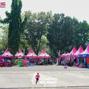 Race photo from SMARTFREN RUN 2026