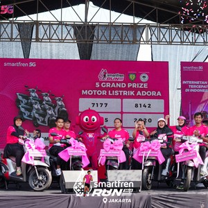 Race photo from SMARTFREN RUN 2026