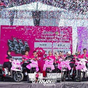 Race photo from SMARTFREN RUN 2026