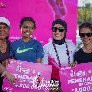 Race photo from SMARTFREN RUN 2026