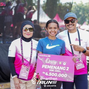 Race photo from SMARTFREN RUN 2026