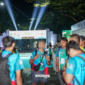 Race photo from BOGORUN 2026