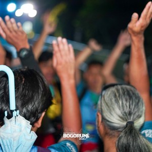 Race photo from BOGORUN 2026