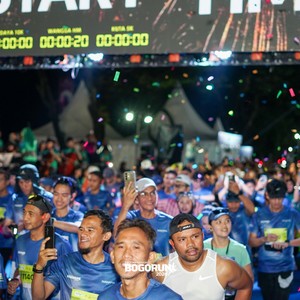 Race photo from BOGORUN 2026