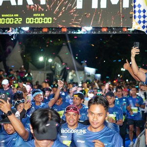 Race photo from BOGORUN 2026
