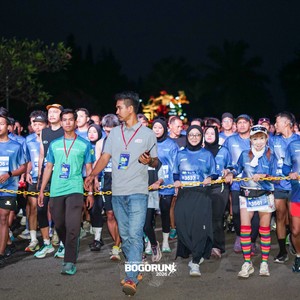 Race photo from BOGORUN 2026