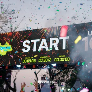 Race photo from BOGORUN 2026