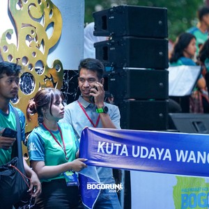 Race photo from BOGORUN 2026