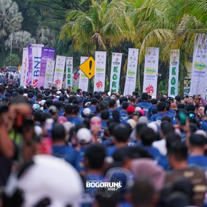 Race photo from BOGORUN 2026
