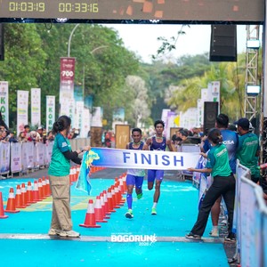 Race photo from BOGORUN 2026