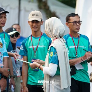 Race photo from BOGORUN 2026
