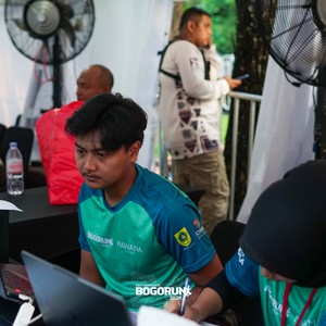 Race photo from BOGORUN 2026