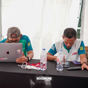 Race photo from BOGORUN 2026