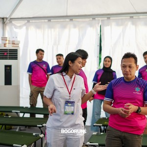 Race photo from BOGORUN 2026