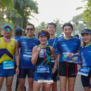 Race photo from BOGORUN 2026