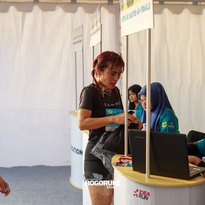 Race photo from BOGORUN 2026