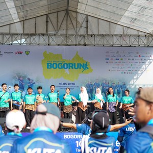 Race photo from BOGORUN 2026