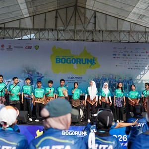 Race photo from BOGORUN 2026