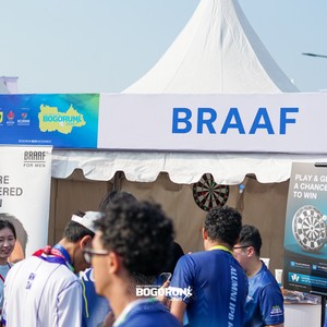 Race photo from BOGORUN 2026
