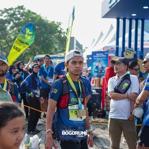 Race photo from BOGORUN 2026