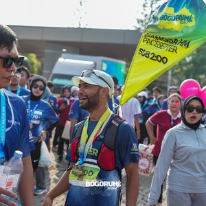 Race photo from BOGORUN 2026