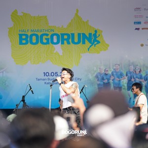 Race photo from BOGORUN 2026