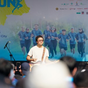 Race photo from BOGORUN 2026
