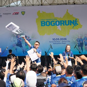 Race photo from BOGORUN 2026