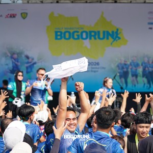 Race photo from BOGORUN 2026