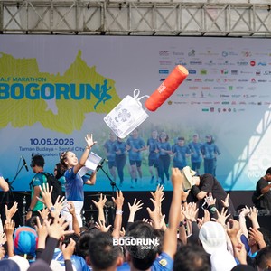 Race photo from BOGORUN 2026
