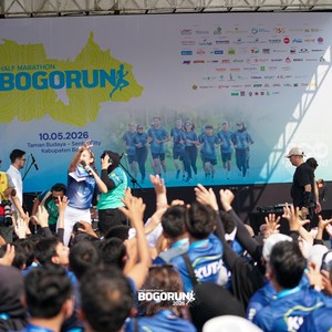 Race photo from BOGORUN 2026
