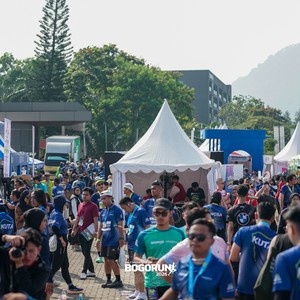 Race photo from BOGORUN 2026