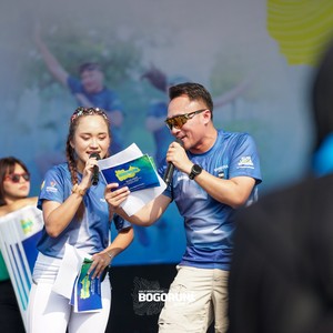 Race photo from BOGORUN 2026
