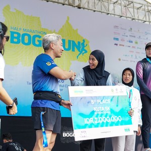 Race photo from BOGORUN 2026