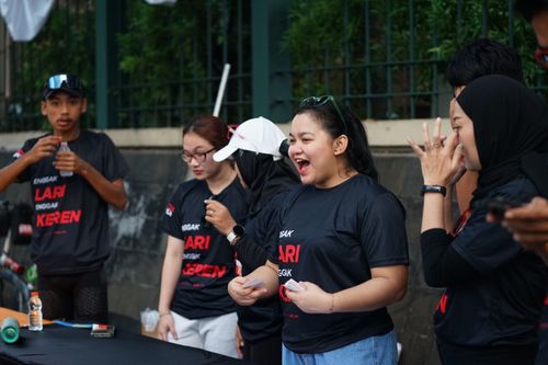 Race photo from Soft Launching Buku "Enggak Lari, Enggak Keren" & IdeaRun