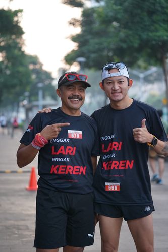 Race photo from Soft Launching Buku "Enggak Lari, Enggak Keren" & IdeaRun
