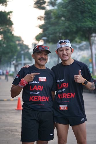 Race photo from Soft Launching Buku "Enggak Lari, Enggak Keren" & IdeaRun