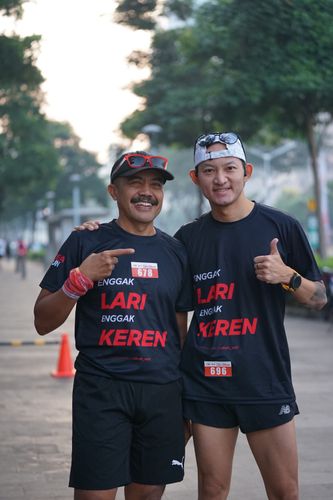 Race photo from Soft Launching Buku "Enggak Lari, Enggak Keren" & IdeaRun