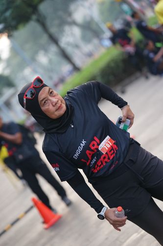 Race photo from Soft Launching Buku "Enggak Lari, Enggak Keren" & IdeaRun