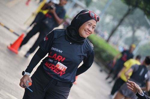 Race photo from Soft Launching Buku "Enggak Lari, Enggak Keren" & IdeaRun