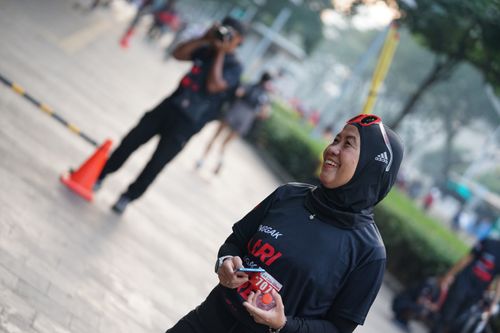 Race photo from Soft Launching Buku "Enggak Lari, Enggak Keren" & IdeaRun
