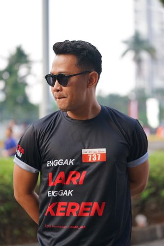 Race photo from Soft Launching Buku "Enggak Lari, Enggak Keren" & IdeaRun