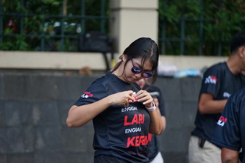 Race photo from Soft Launching Buku "Enggak Lari, Enggak Keren" & IdeaRun