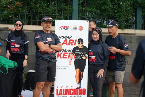 Race photo from Soft Launching Buku "Enggak Lari, Enggak Keren" & IdeaRun