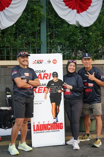 Race photo from Soft Launching Buku "Enggak Lari, Enggak Keren" & IdeaRun