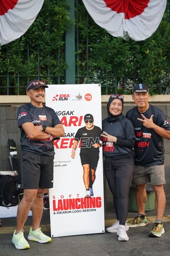Race photo from Soft Launching Buku "Enggak Lari, Enggak Keren" & IdeaRun