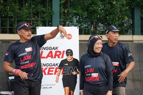 Race photo from Soft Launching Buku "Enggak Lari, Enggak Keren" & IdeaRun