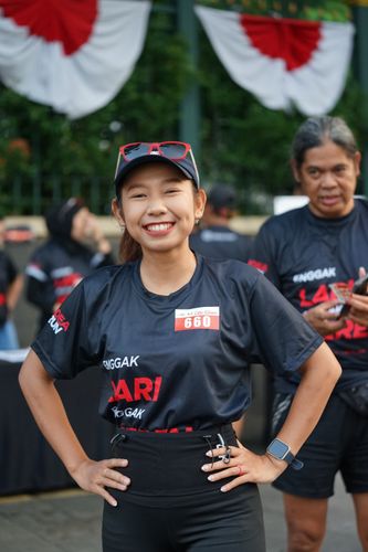 Race photo from Soft Launching Buku "Enggak Lari, Enggak Keren" & IdeaRun