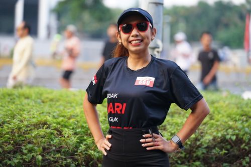 Race photo from Soft Launching Buku "Enggak Lari, Enggak Keren" & IdeaRun